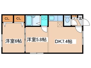 リラＡ棟の物件間取画像